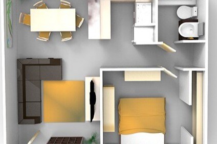 C-1X1 LG 128 floor plan